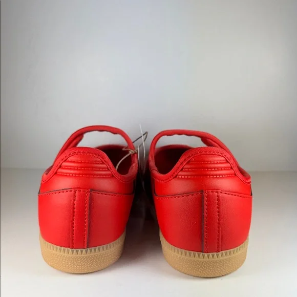 Adidas Samba Jane Red Gum Women’s Size 7.5 Mary Jane Sneakers - Picture 4 of 12